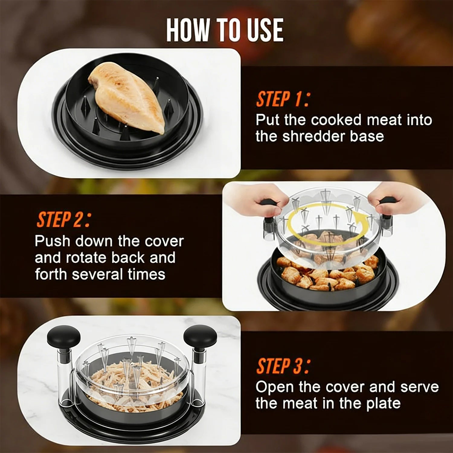 ShredMate Chicken Shredder Tool