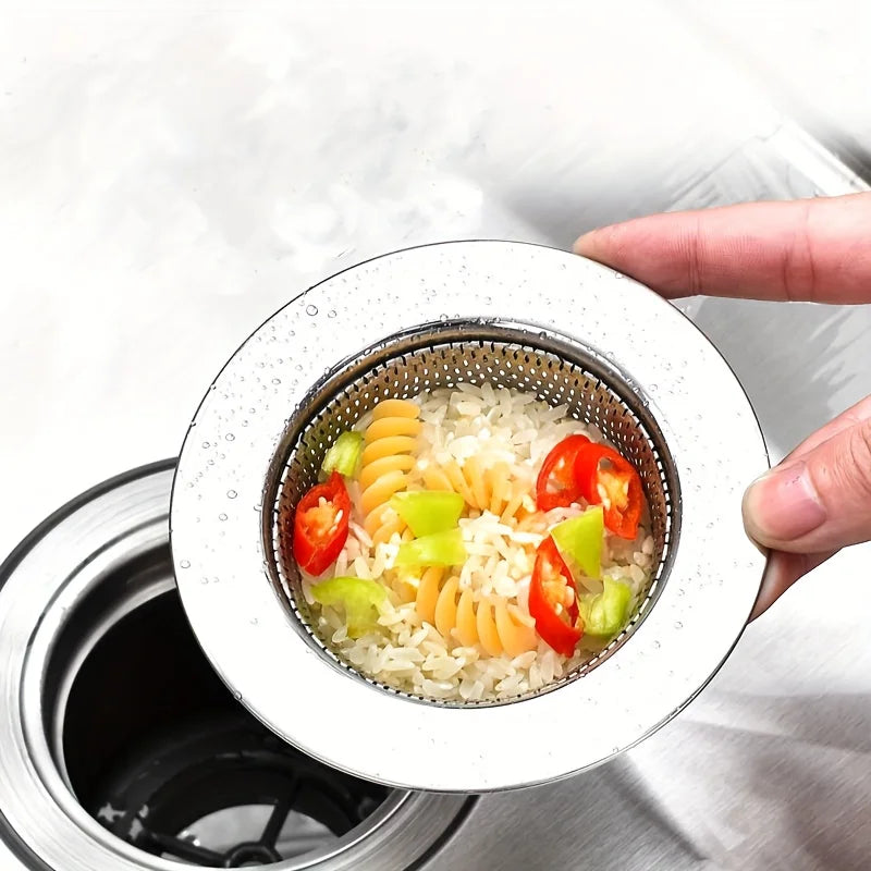 LunarFlow Premium Stainless Steel Sink Strainer (2-Pack)