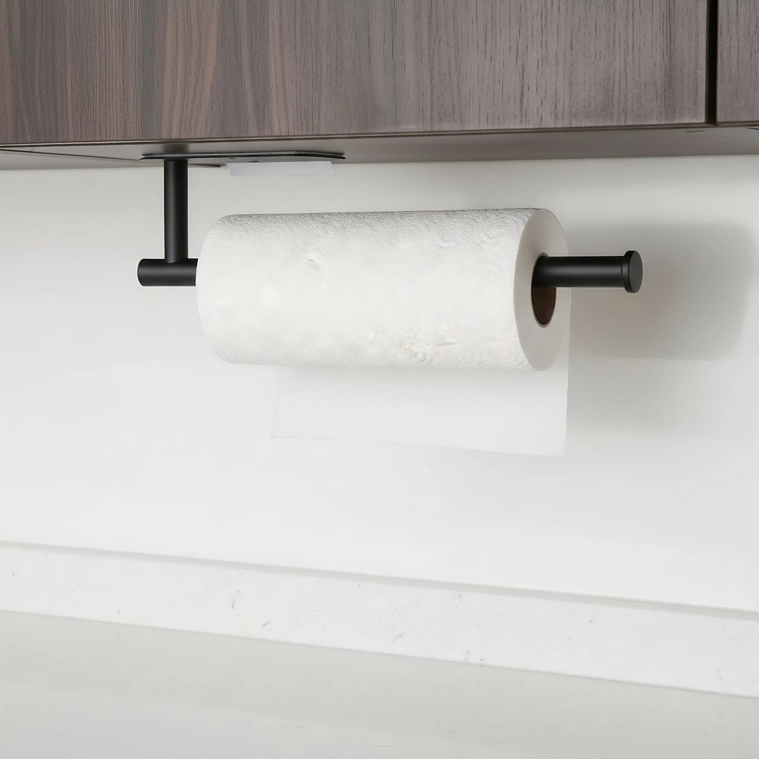 LunarGrip Adhesive Paper Towel Holder