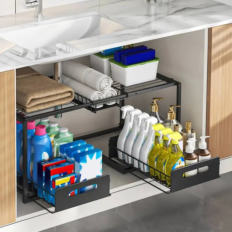 LunarSlide Under Sink Storage Organizer