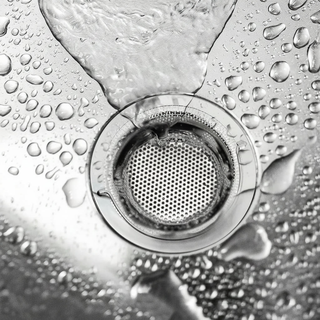 LunarFlow Stainless Steel Sink Strainer (2-Pack)