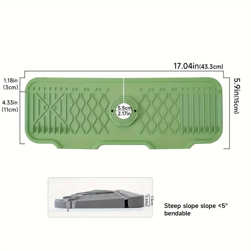 LunaDry Silicone Faucet Splash Guard