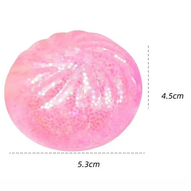 Mini Glitter Dumpling Squishy