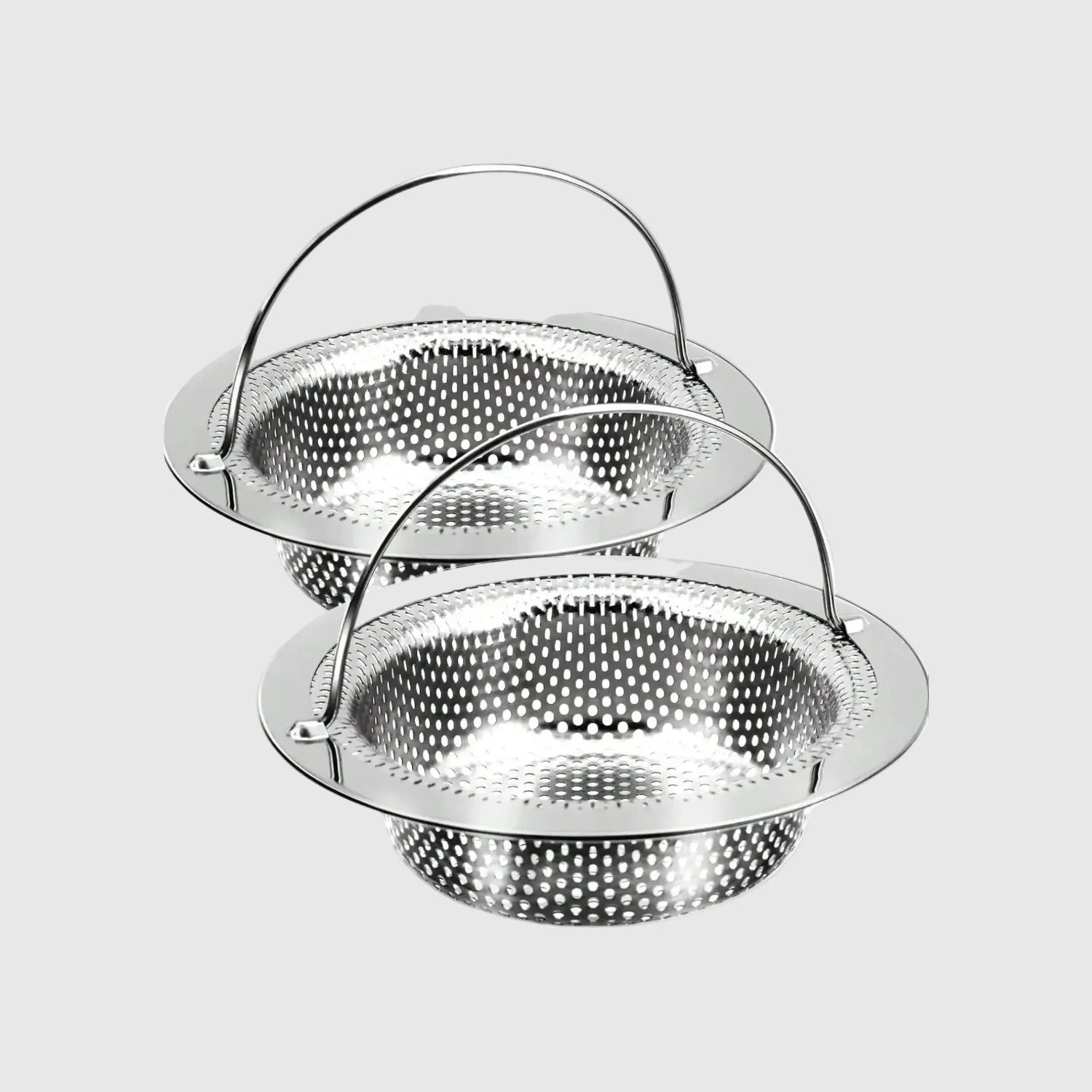 LunarFlow Stainless Steel Sink Strainer (2-Pack)