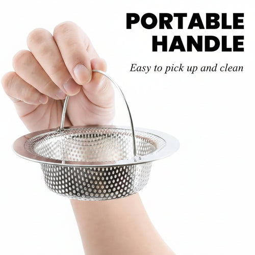 LunarFlow Stainless Steel Sink Strainer (2-Pack)